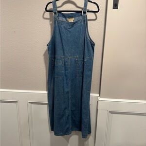 Sag Harbor Blue Denim Midi Dress